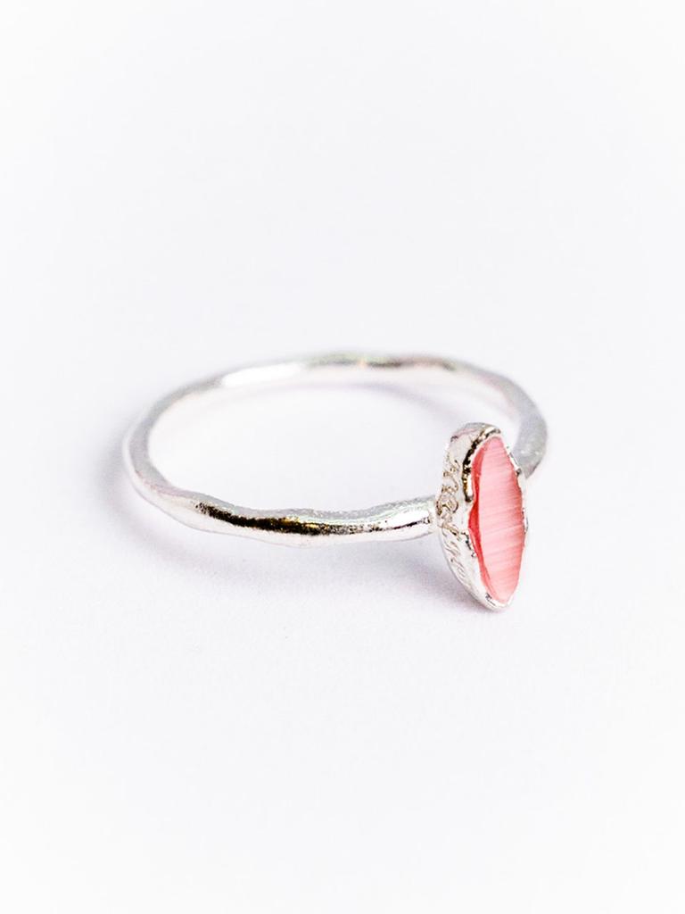 Harang Hr 171R_Pink Cats Eye Ring(Oval)