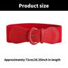 Ladies' Wide Elastic Waist Belt Waist Cincher Adjustable Waist Band with Hook Buckle for Casual and Special Occasion