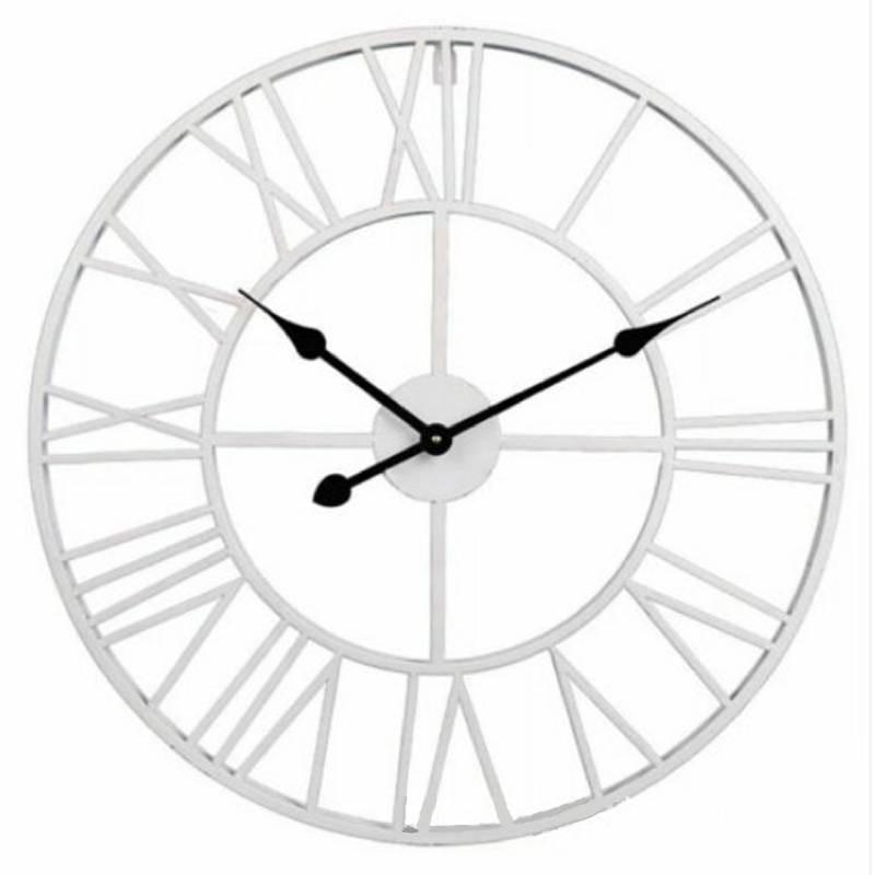 Retro Wall Iron Clock Decorative Hand Home Outdoor Commercial Spaces Up Dress