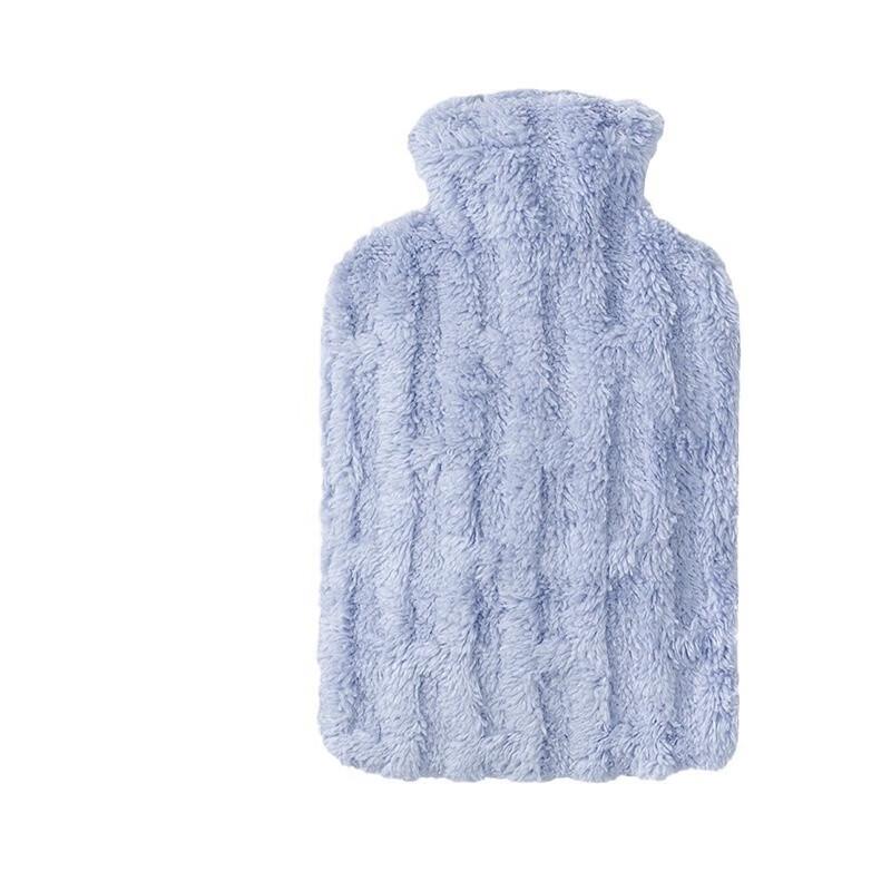 Lexueer Medium PVC Hot Water Bottle with Plush Cover