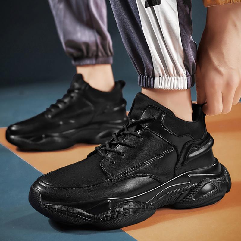 Fashion Autumn Lift Sneakers Men Elevator Shoes Height Increasing Shoes for Man Insoles 8CM Hidden Heels Sports Inner Heightening Shoes