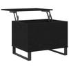Coffee Table Black Oak Look 60 x 44.5 x 45 cm