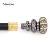 Golden Black Luxury Flower Handle Fashion Cosplay Walking Stick  Party Decorative Cane Elegant Crosier Knob Walking Stick 92cm
