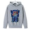 Boys Transformers Optimus Prime Print Hoodies Long Sleeves Cartoon Sweatshirt Baby Children Clothing Cool Pullovers Kids Street Wear