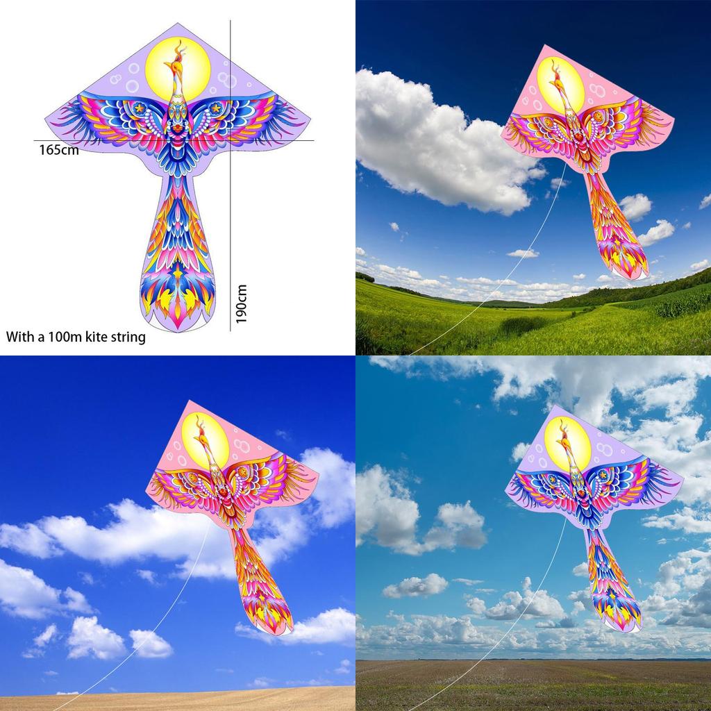 Weifang Drachen Neuer Langschwanz-Phönix-Drachen HD-Druck Leichter Flug Erwachsener
