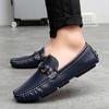 Fashion New Design Loafers Men Fashion Slip on Shoes New Comfy Men's Driving Flats Casual Leather Moccasins All-match Male Lazy Footwear