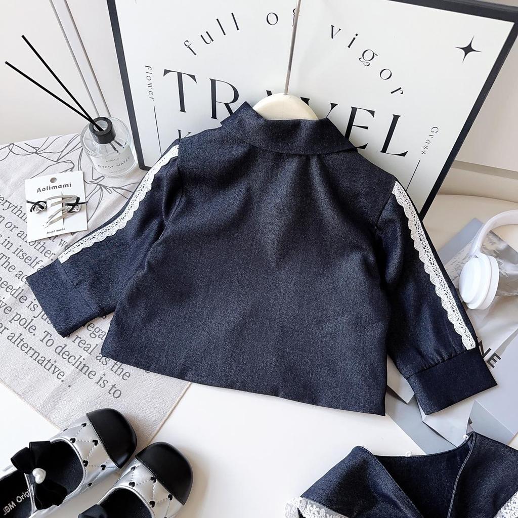 Herbst Koreanischer Stil Mädchen Freizeit Top & Rock Zweiteiler AQB012