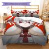 Fire Force  Pattern Bedding,Quilt Set Quilt Cover Pillowcase Home Birthday Gift (1 * Duvet Cover + 2 * Pillowcase, Without Core)