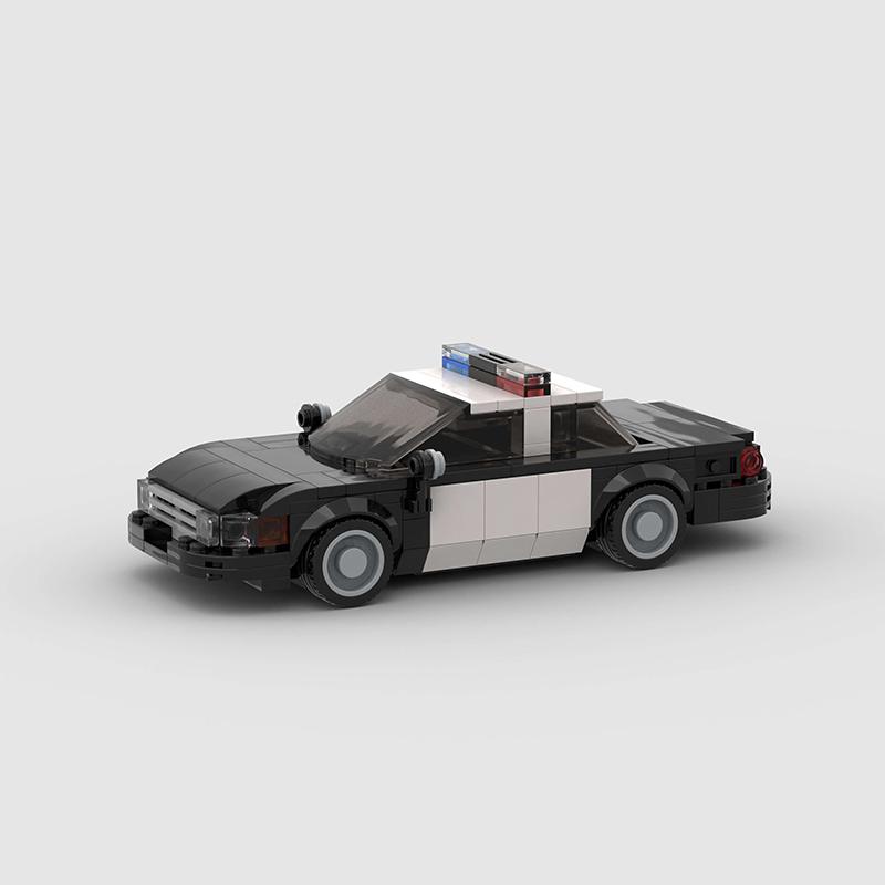 MOC City Vehicle Building Blocks SWAT Police Cars Patrol Sets Racing Model Technique Bricks Kid Educational Toy