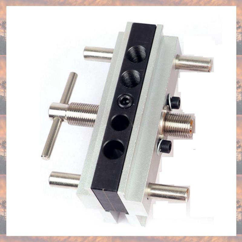 2025 Trend English Center Woodworking Punching Locator Set Woodworking Straight Hole Oblique Hole Locator With 6 Sleeves Easy In