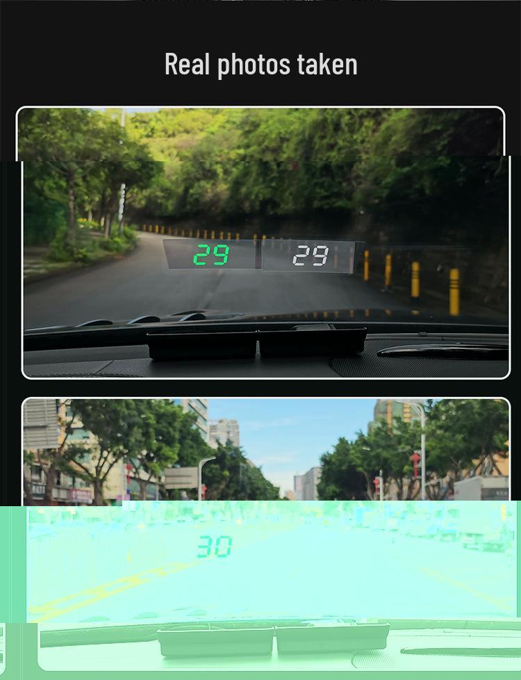 Universal Car HUD HD Projector: Multifunctional BeiDou GPS Speed Display