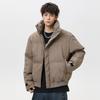Stand up collar winter new warm men's versatile casual loose retro cotton jacket couple trendy padded clothes