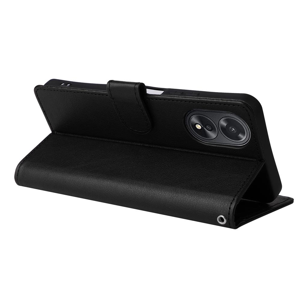 For Oppo A18 4G Mobile Phone Case   PU Leather Stand Flip Phone Cover