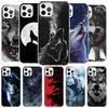 Angry Animal Wolf Fierce Cover Phone Case For iPhone 16 17 Air 15 14 Pro Max 16E Phone Case 13 Mini 12 11 7 SE 8 Print Pattern F