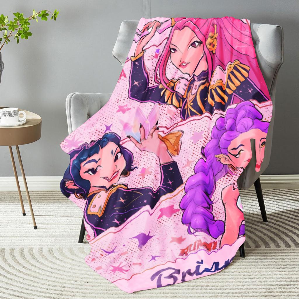 1PC Personalized Name K-Pop D-Demon H-Hunters Blanket Girls Boys Plush Throw Blanket Novelty Warm Blanket All Season Gift