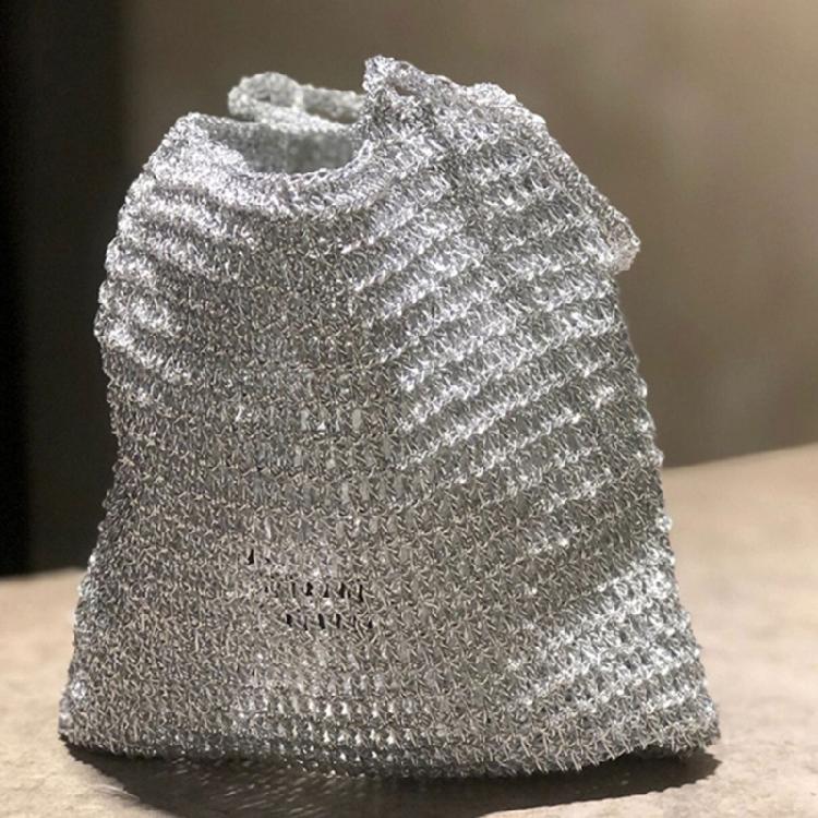 200g/Roll Metallic Crochet Thread for Making Handbag, Purse, Clothing Embellishments, Knitting Thread Yarn