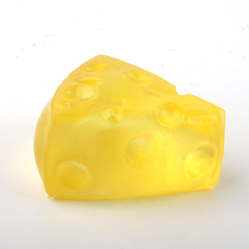 

1Pcs Super Plush Mochi Cheese Press Plaything Cheese Square Fidgets Toys Playful Anti-Stress Sensory Toy For Adults Gifts