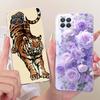 Klar Für Oppo F17 Pro Hülle CPH2119 Niedliche Katze Mode Schmetterling Lustig Bemalt Bumper Abdeckung Für Oppo F17 Pro Gehäuse