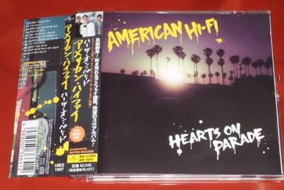 CD AMERICAN HIFI  Hearts On Parade UICE1097 UNIVERSAL 2004 Japan Rock Used