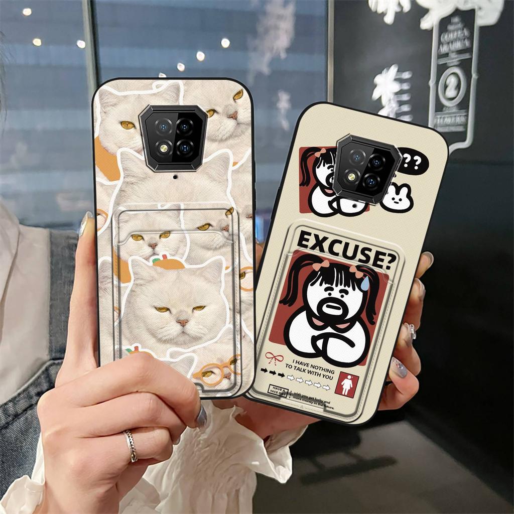 Card sleeve Cute Phone Case For Ulefone Armor8/8 Pro protective Waterproof Card bag Anti-dust Shockproof Fashion Design