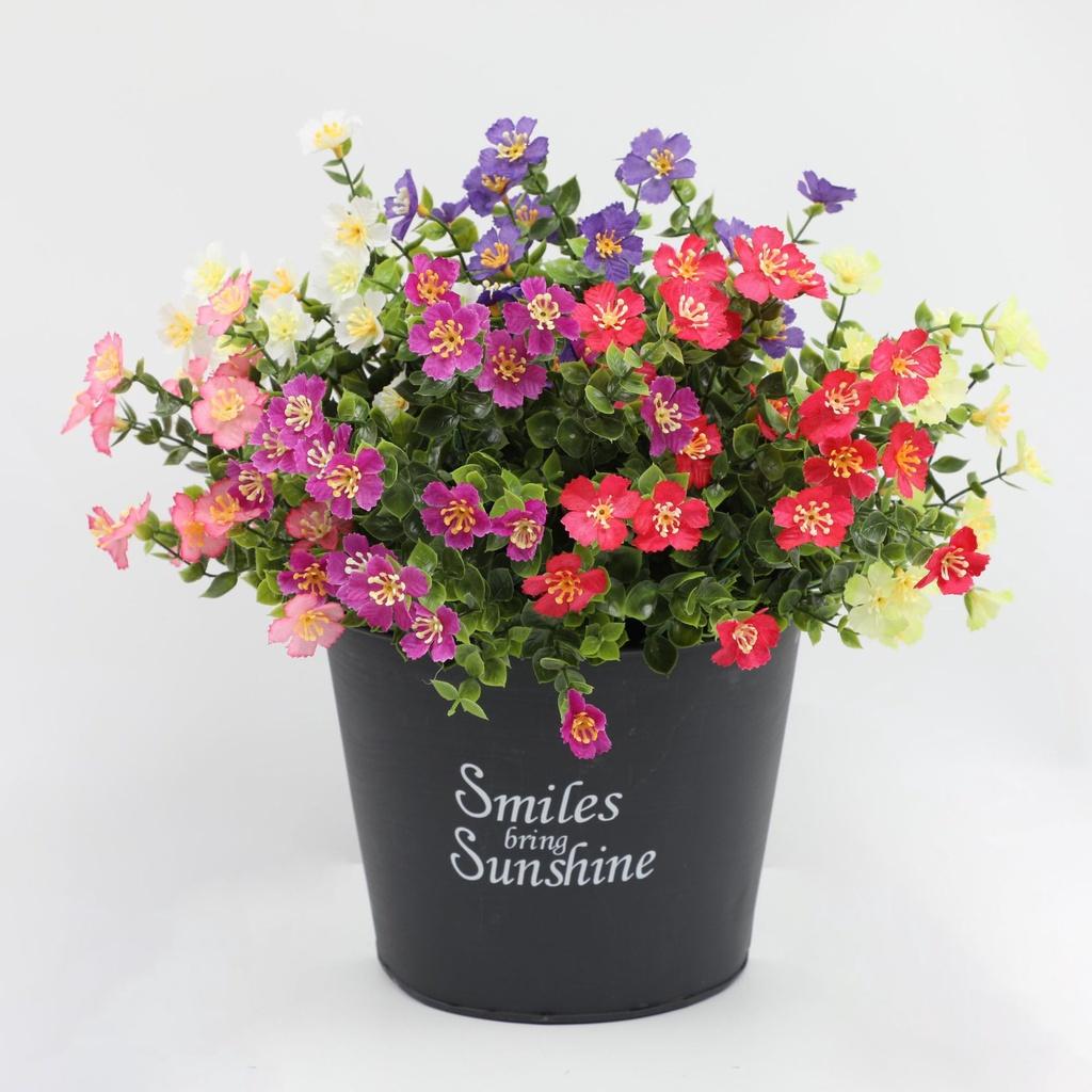 Realistic Plastic Flower Bouquet For Wedding Home And Hotel Decor Variety Of Colors Available