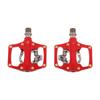 MEROCA Dual Sided Platform Multi Use Pedal for SPD Mountain Bike Bicycle Sealed Clipless Pedals