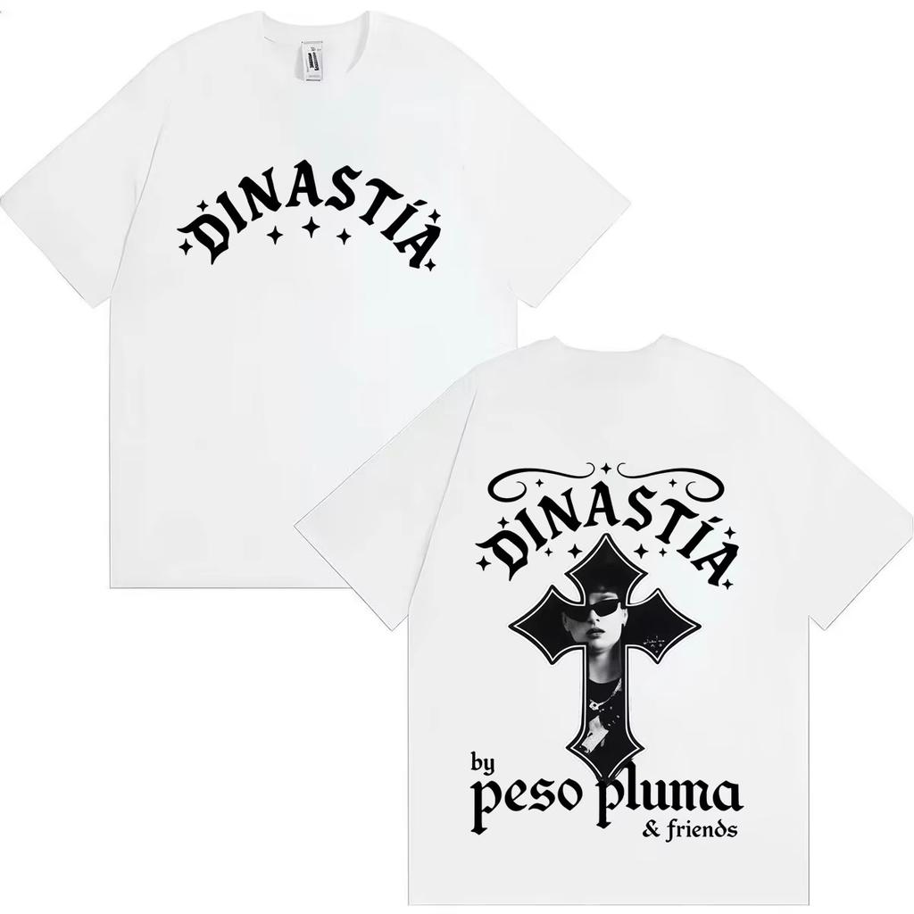 T-shirt Graphique Classique 2026 pour Hommes Femmes Chanteur Peso Pluma T-shirts d'Été en Coton de Haute Qualité à Manches Courtes et Col Rond pour Hommes Femmes
