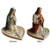 Elegant Our Lady Prayer Rosary Box Blessed Mother Statue Holy Mother Figure Catholic Gifts for Women Religious Home Decor