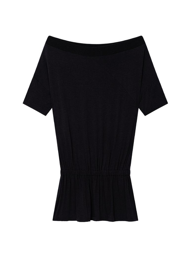 Eogeulliswedou Drape Band Off-Shoulder (Black)