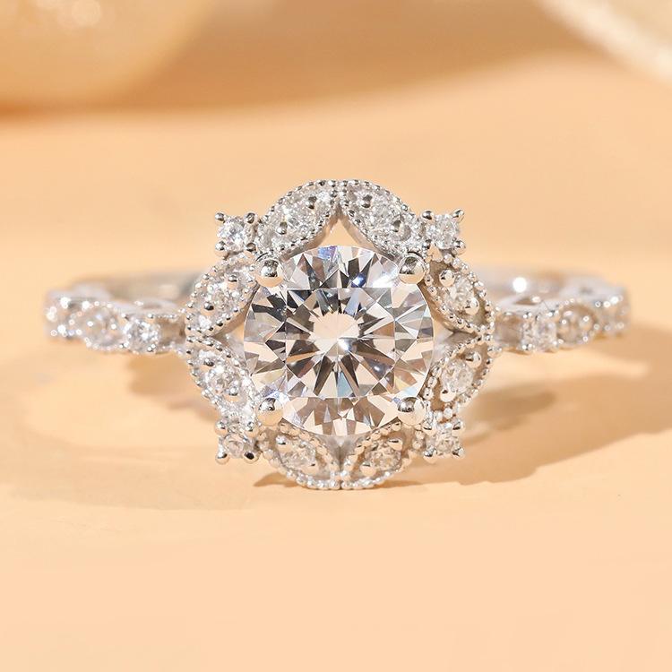 2026 Fashion Trend Inlaid Zircon Ring, Water Drop Pear-shaped Wishing Pool Women s Ring Resizable