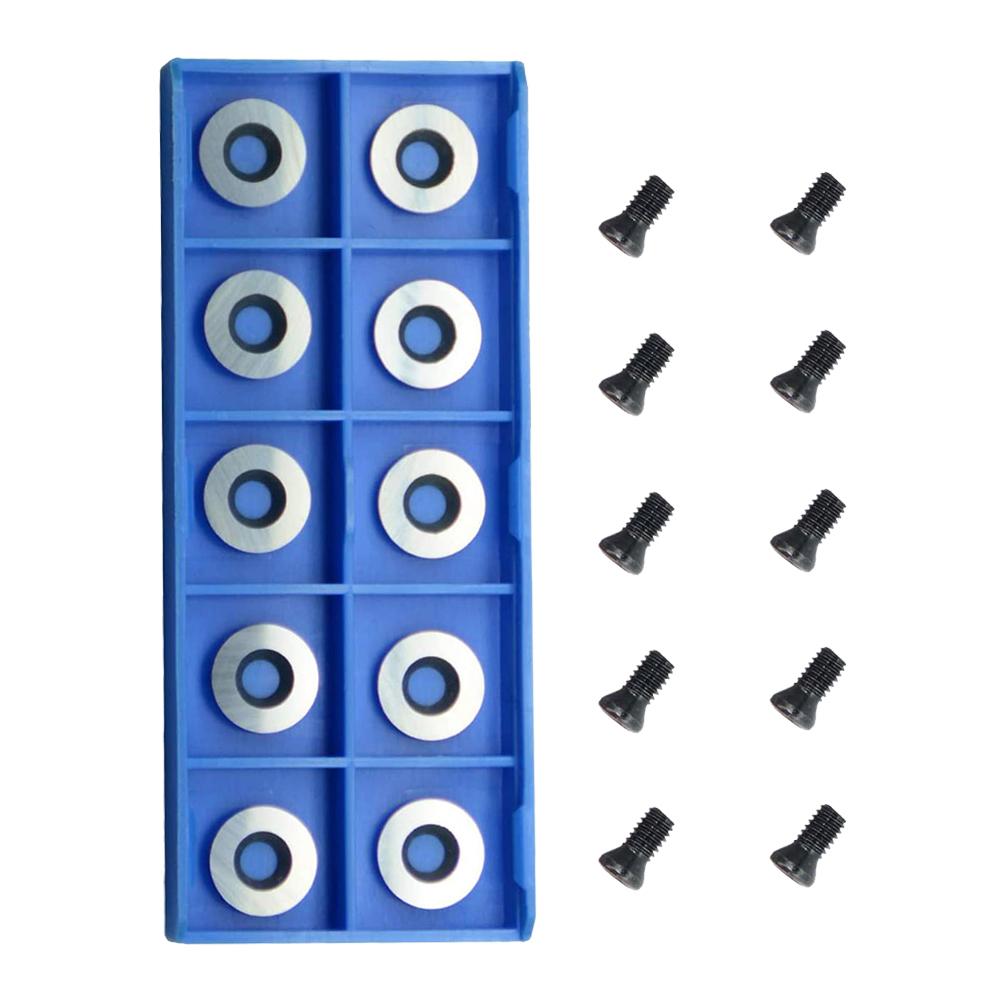 Tungsten Carbide Cutter Carbide Insert Cutter 12mm Diameter 2.5mm Thickness 30 Degree Edge Countersunk Mounting Hole