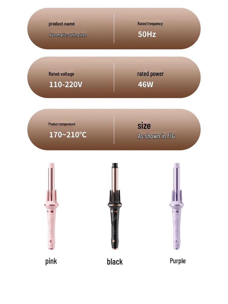 28MM Automatic Curling Iron for Effortless Big Waves