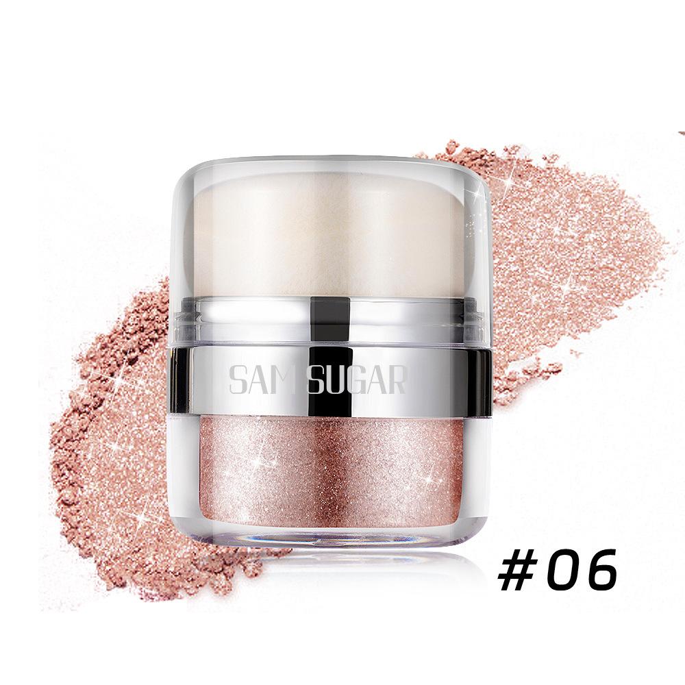 3-färgad långvarig highlighterkräm Byggbar skimrande lyster för alla beige toner Ljus/mörk hud Ansikte Kroppsbehåring Lätt och len