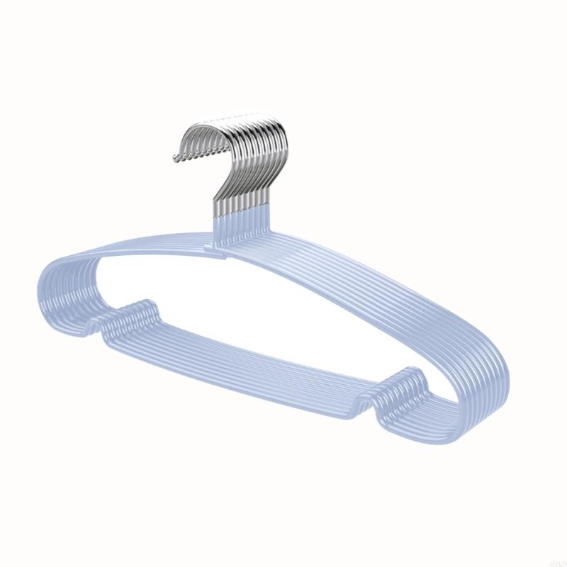 62KD Plastic Clothes Hangers Nonslip Shoulders Protect Clothes Storage Solution