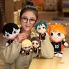 1ks 20/30cm Kawaii Haikyuu Plyšové hračky Krásné anime Hinata Syouyou Kageyama Tobio Vycpané měkké panenky Klíčenka Boys Dětský Vánoční dárek