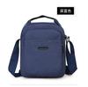 Bolsas Transversais para Celular Masculinas Oxford, Bolsa Mensageira de Ombro com Zíper Multicamadas, Bolsa de Mão e Carteira para Viagem de Negócios Bolsas Masculinas