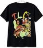 TLC No Scrubs T Shirt Mens Small Black Graphic Tee 90s R&B Hip Hop Band Unisex T-Shirt