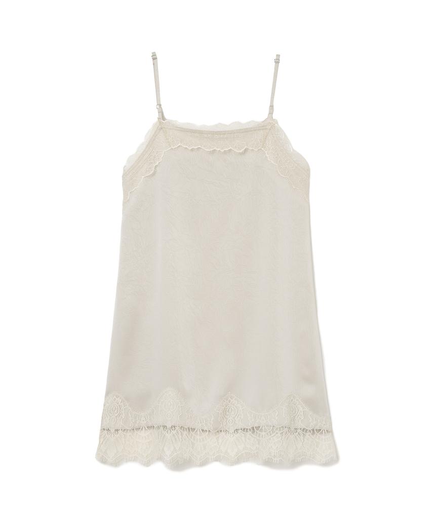 Milo Woman Crease Lace Midi Dress [Beige]