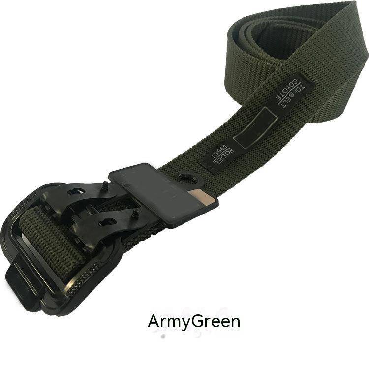 

5.56-TacticsPPBelt Утолщенная внутренняя ткань из нейлоновой парусины Drop RescueTDUТканая внутренняя часть 100-135CM армия зеленый