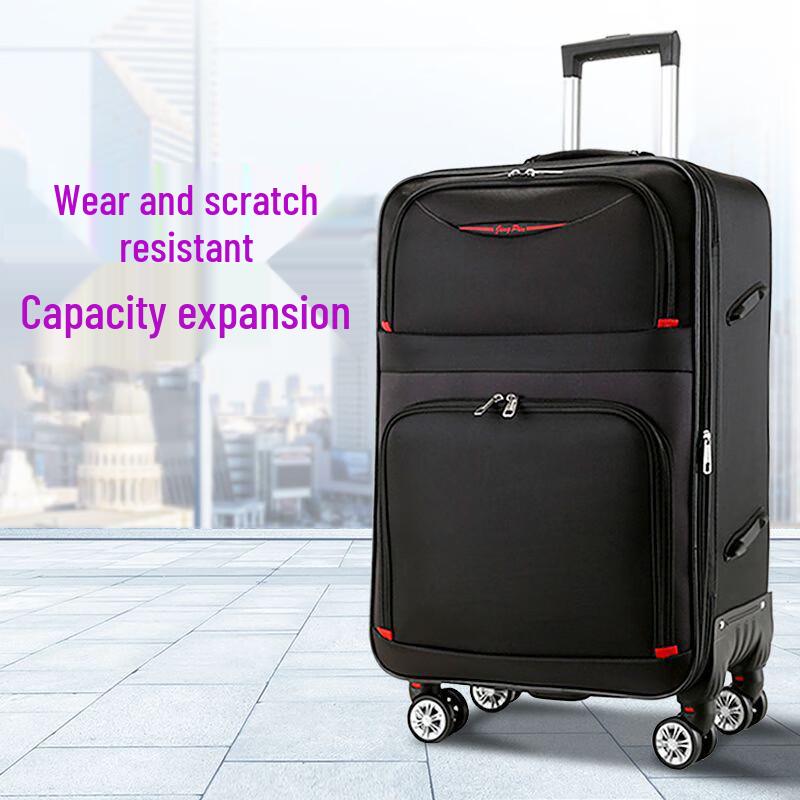 Spinner-Koffer aus Oxford-Stoff