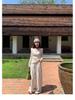 Heavy Craftsmanship Pleated Cotton-Linen Straight-Leg Pants, Spring/Summer 2026.