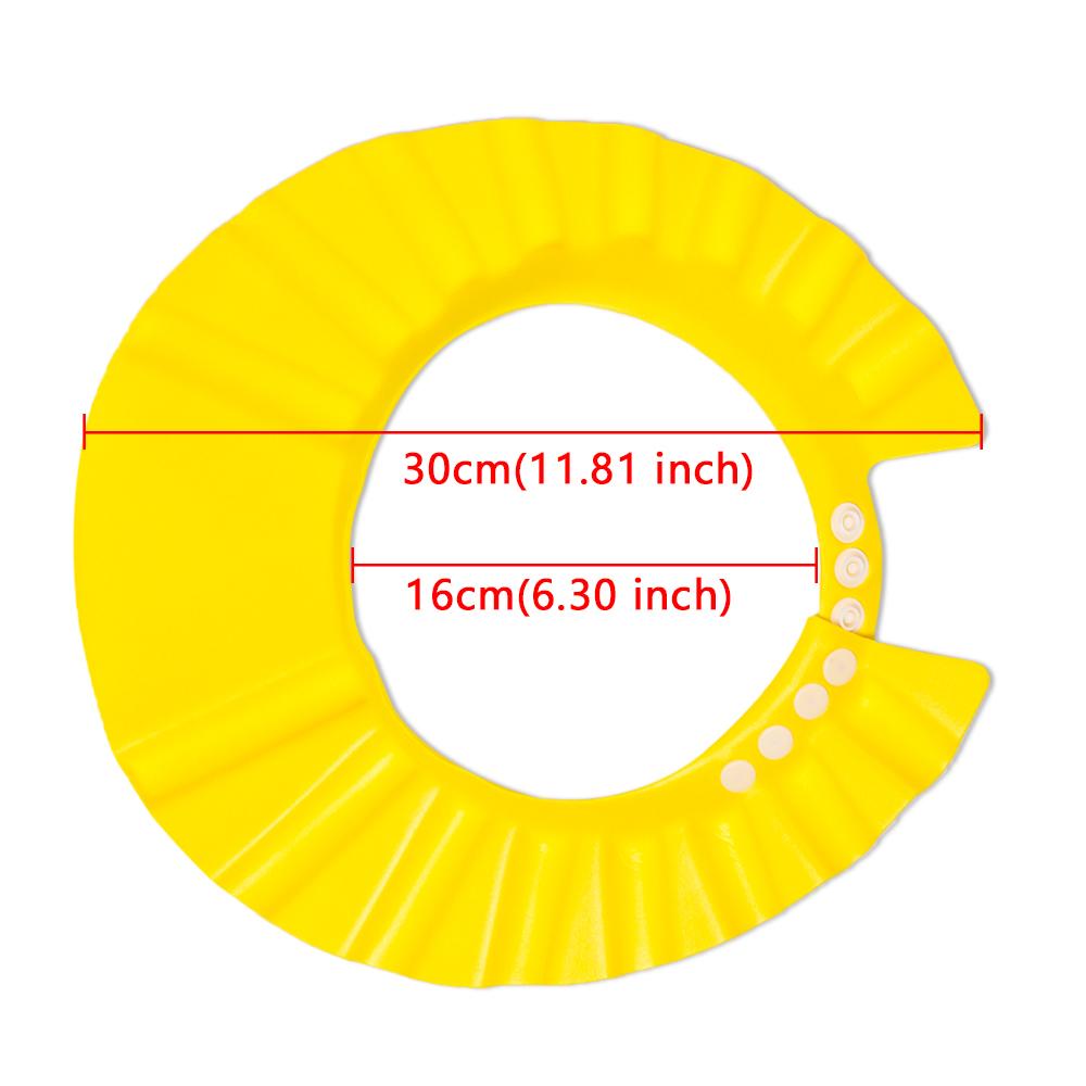 1PC Adjustable Baby Shower Caps Child Shampoo Hat Wash Hair Shield Bath Visor Hats Waterproof Ear Eye Protection Infant Supplies
