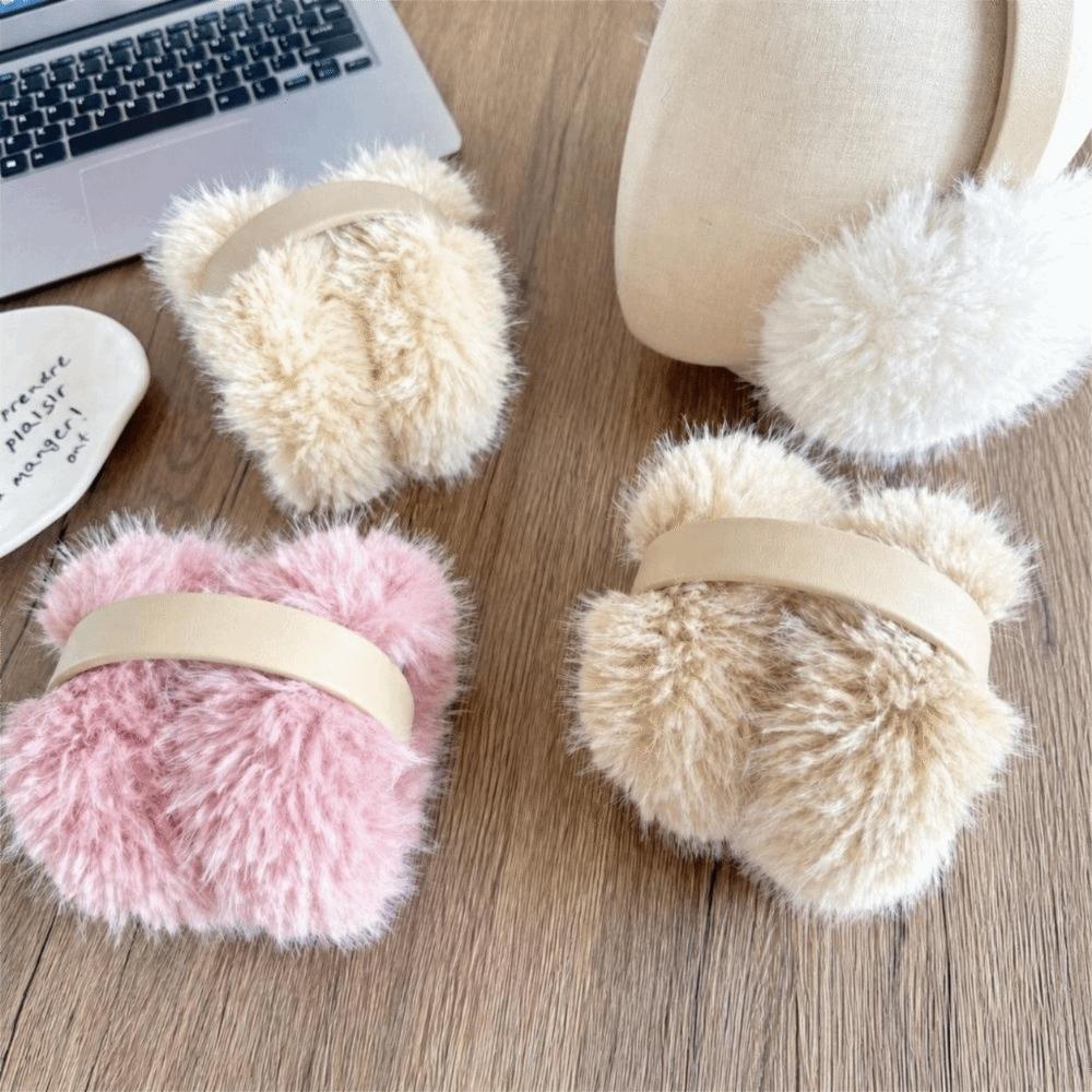 Fluffy Ear Warmer Foldable Winter Earmuffs Korean Style Plush Earmuffs  for Men and Women