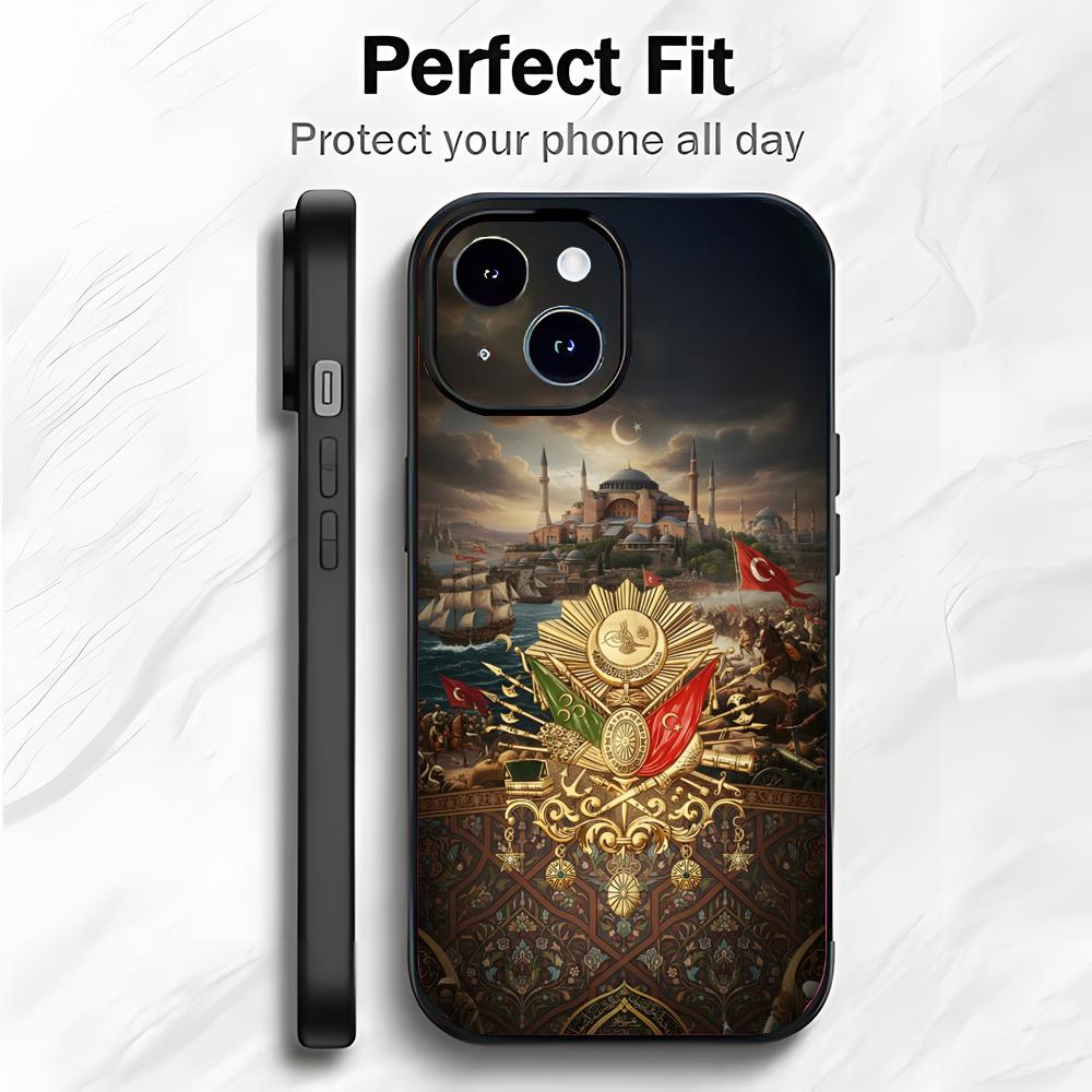 Symbol Coat of Arms of the Ottoman Empire Phone Case Phone Case Soft Packaging Lightweight For iPhone17 16 15 14 13ProMax