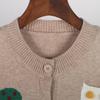 Hong Kong stil cardigan vest kvinner retro casual strikket vest cardigan jakke sammenleggbar o-hals ermeløs genser vest kvinnelig topp