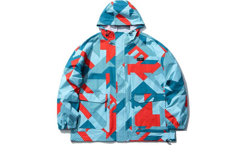Li Ning Wade Collection Jackets Men s Multicolor Geometric Print Hooded Moderate Other AFDR191-2 L