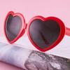 Heart Effect Night Glasses - Trendy Peach Heart Sunglasses for Women Inspired by Douyin Influencers