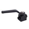 1 8 Inch NPT Brake Line Lock Shut Off Valve Fitting 8000 PSI Aluminium Billet for Brake Fluid Water Fuel Air Black