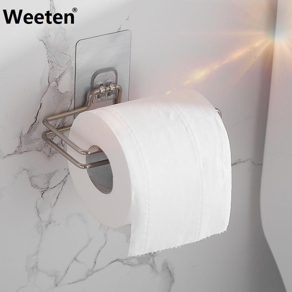 Repeatedly Washable Reusable Punching-free Stainless Steel Tissue Holder Without Residue Adhesive