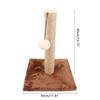Cat Scratching Toy Kitten Sisal Rope Post Biting Interactive Pet Product Scratching Post Scratcher Pet Toy